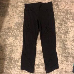Black Mesh Lululemon leggings